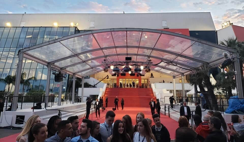 Students at Cannes film festival