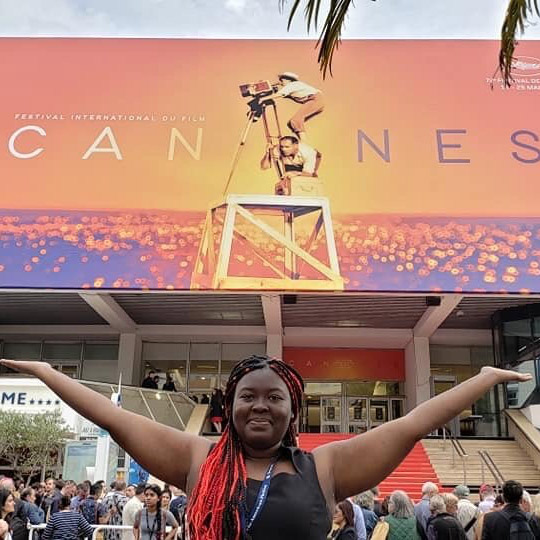 Student at Cannes film festival