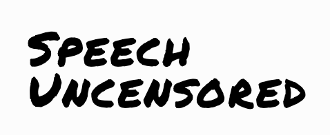 Speech Uncensored podcast logo