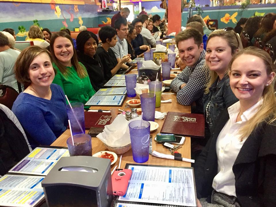 NICPP Interns having lunch at Playa Azul in Beatrice during our BSDC Seminar