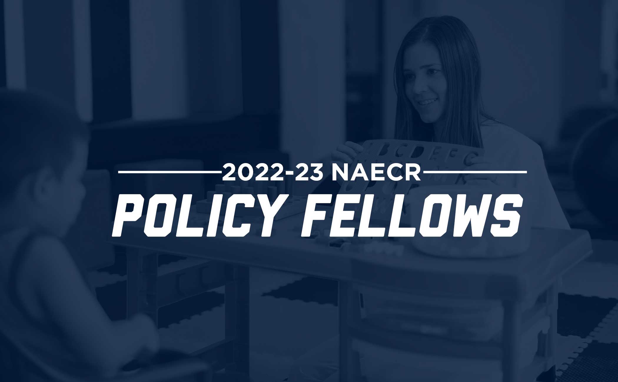 Blue NAECR Policy Fellows Graphic
