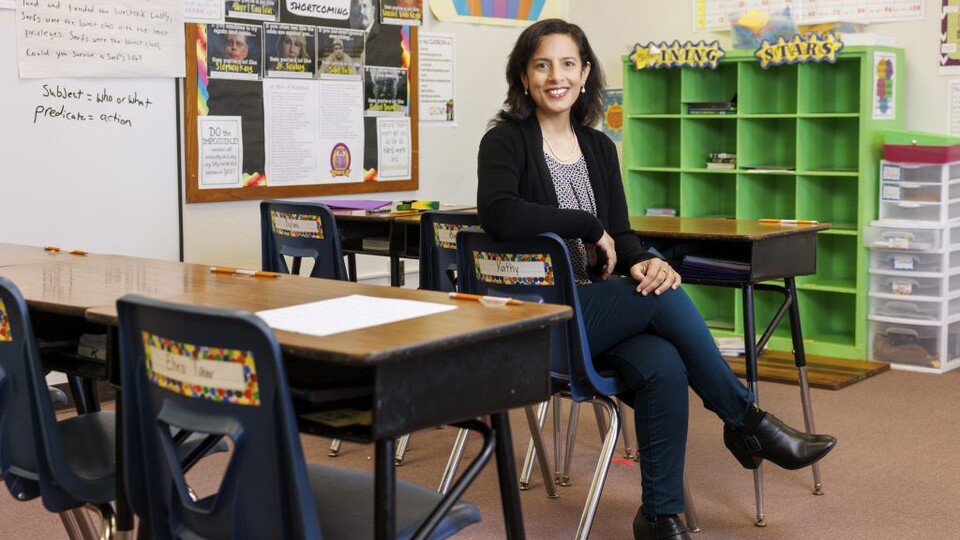 Deepika Menon, leads the RISE Project, a newly-funded Noyce Track 4 research project, to improve integrated STEM instruction in elementary classrooms.