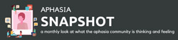 Aphasia Snapshot newsletter