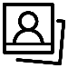 Pictures icon in black