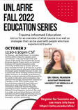 AFIRE Flyer for October 7, 2022