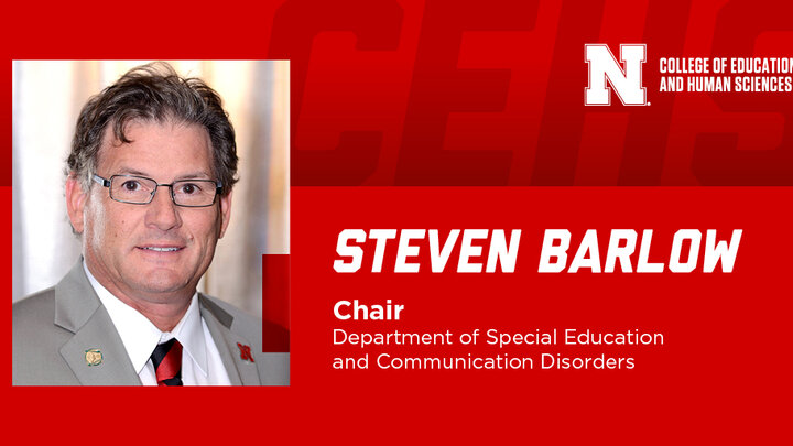 Steven Barlow department chair graphic