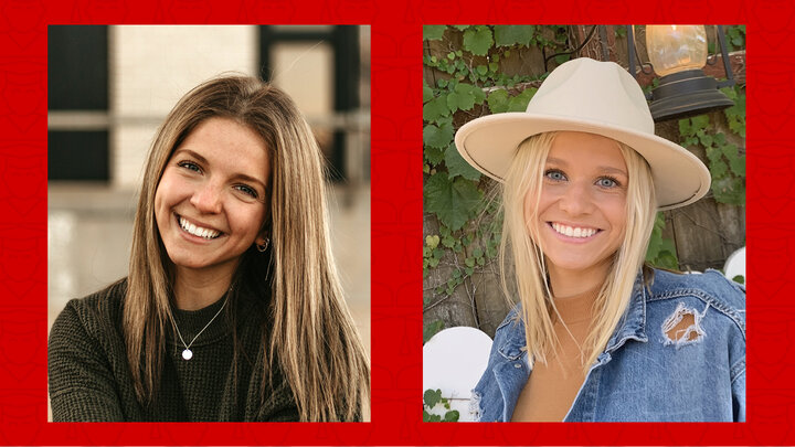 Hailey Droge and Kelsey Zach headshots