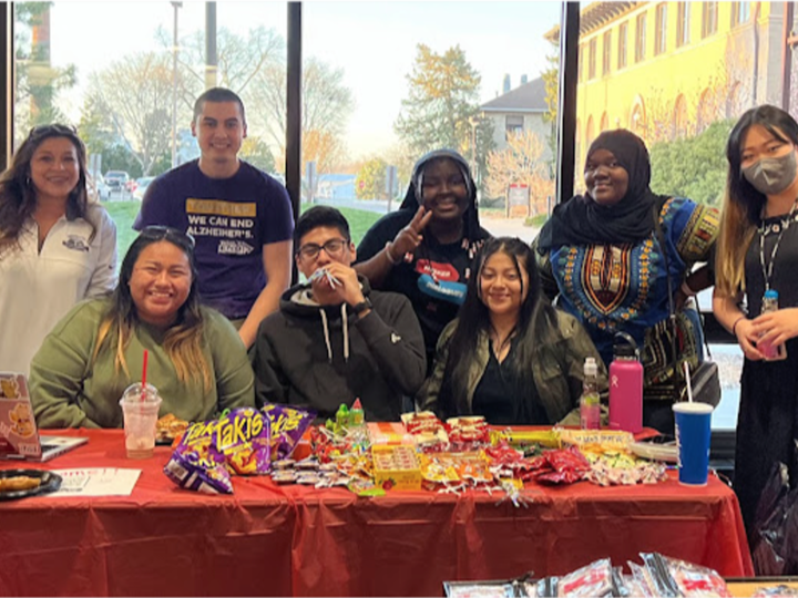 UNL future teachers of color at table