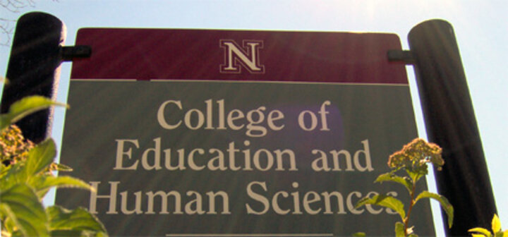 College of Education and Human Sciences Building sign