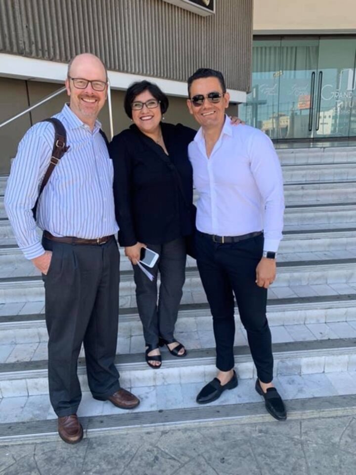 Dr. Ted Hamann, PROBEM Coordinator Yara Amparo López, and UPN-Tijuana Director Dr. Gabriel Lopez Ochoa