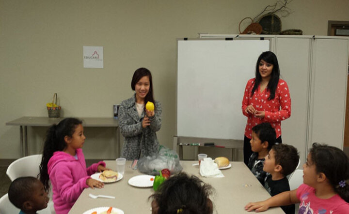 The goal of these workshops was to improve parents’ mealtime feeding practices and to increase children’s exposure to, and consumption of fruits and vegetables.